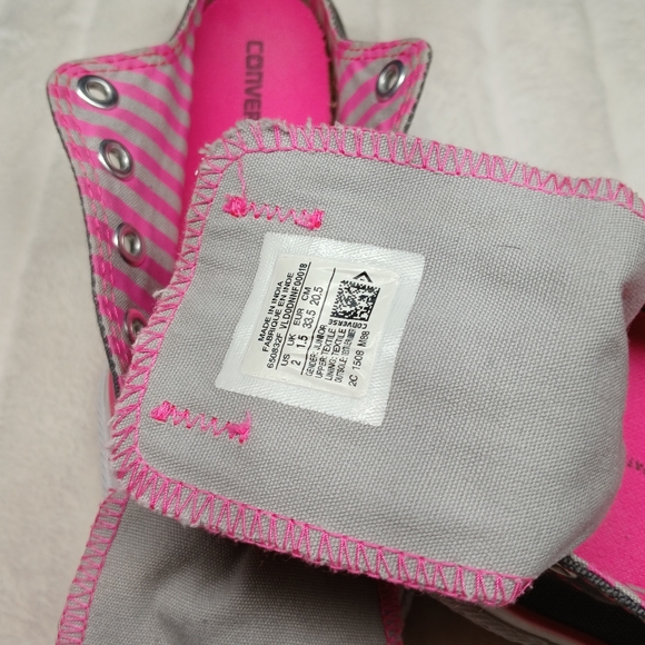 Converse Chuck Taylor All Star kids sneakers Size 2 - Picture 7 of 10